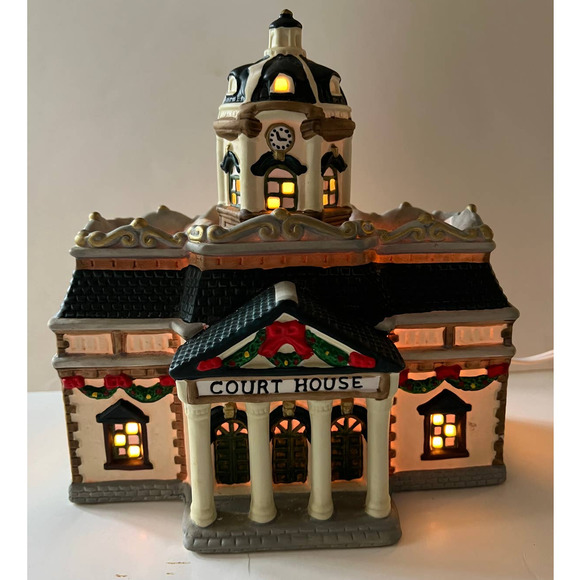 Copperfield Keepsake Holiday Copperfield Keepsake Christmas Village Lighted Porcelain